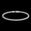 Bracciale solo maglia Zancan in argento.