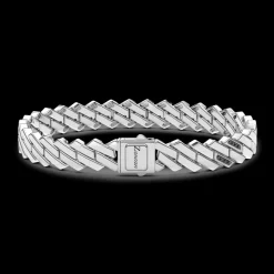 Bracciale solo maglia Zancan in argento.