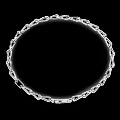 Bracciale solo maglia Zancan in argento.