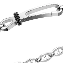 Bracciale solo maglia Zancan in argento