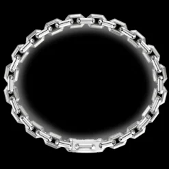 Bracciale solo maglia Zancan in argento.