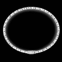 Bracciale solo maglia Zancan in argento.