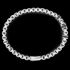 Bracciale solo maglia Zancan in argento.