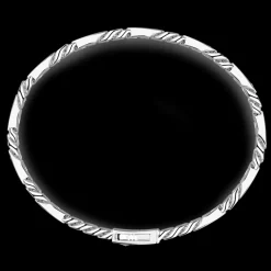 Bracciale solo maglia Zancan in argento con pietre.