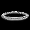 Bracciale Zancan a grumette in argento con targa.