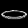 Bracciale Zancan a grumette in argento con targa.