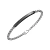 Bracciale Zancan in acciaio con targa.