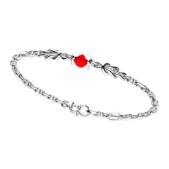 Bracciale Zancan in argento con bandiere nautiche.