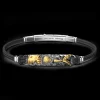 Bracciale Zancan in argento brunito con Sirena.