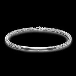 Bracciale Zancan in argento con targa.