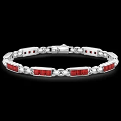Bracciale Zancan in argento 925 con pietre naturali.