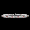 Bracciale Zancan in argento con pietre naturali.