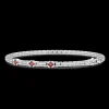 Bracciale Zancan in argento con pietre naturali.