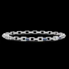 Bracciale Zancan in argento con pietre naturali.