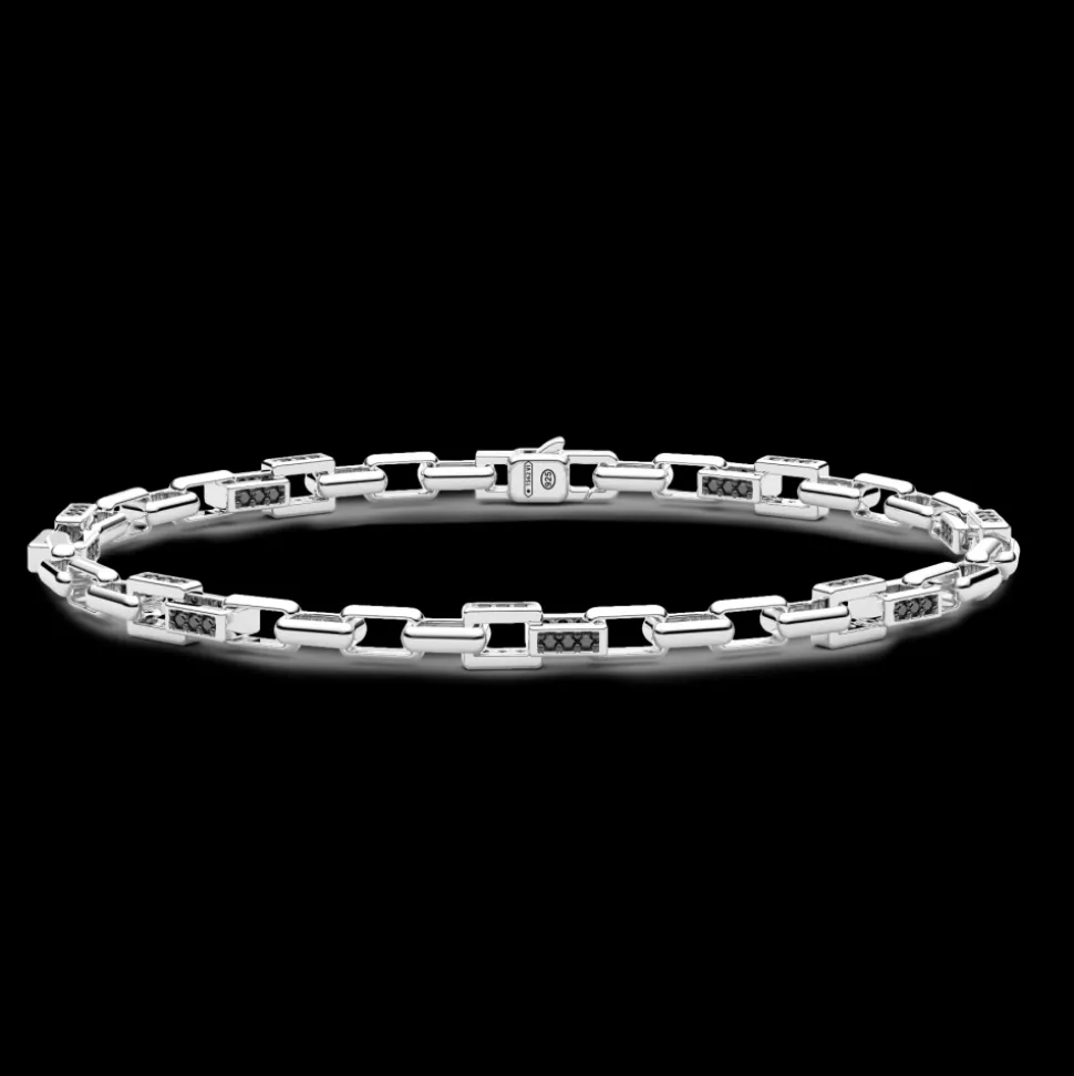 Bracciale Zancan in argento con pietre naturali.