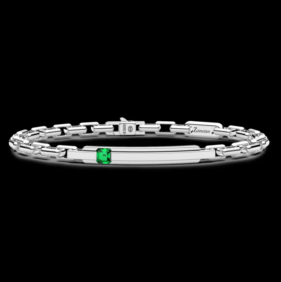 Bracciale Zancan in argento con pietre naturali.