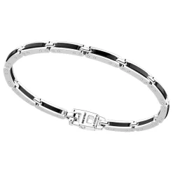 Bracciale Zancan in argento e ceramica.