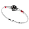 Bracciale Zancan in argento con bussola.