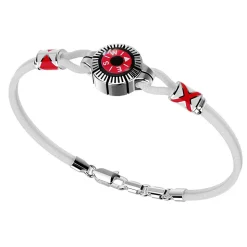 Bracciale Zancan in argento con bussola.
