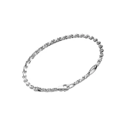 Bracciale Zancan in argento con maglie a coda di volpe.