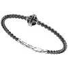 Bracciale Zancan in argento a sfere con croce greca.