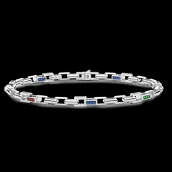 Bracciale Zancan in argento con pietre naturali.
