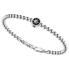 Bracciale Zancan in argento a sfere con rosa dei venti.