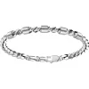 Bracciale Zancan in argento a sfere con inserti satinati.