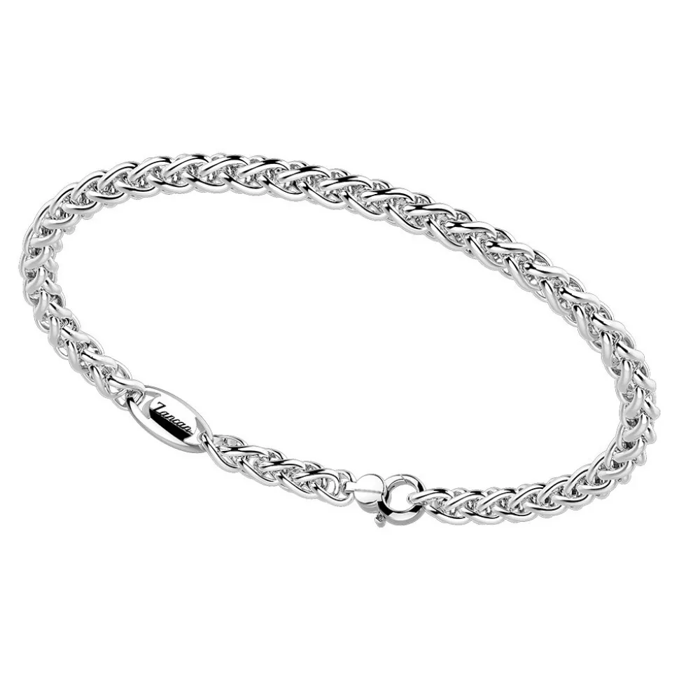 Bracciale Zancan in argento a coda di volpe.
