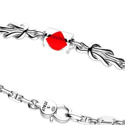 Bracciale Zancan in argento con bandiere nautiche.