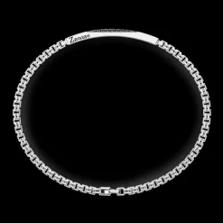 Bracciale Zancan in argento con pietre nere