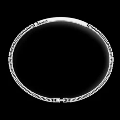 Bracciale Zancan in argento con targa.