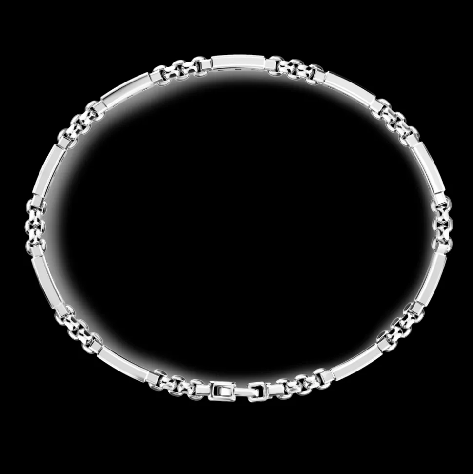 Bracciale Zancan in argento con pietre naturali.