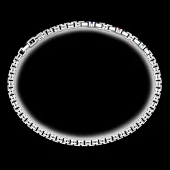 Bracciale Zancan in argento con pietre naturali.