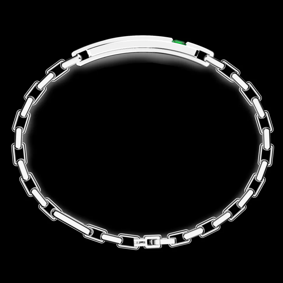 Bracciale Zancan in argento con pietre naturali.