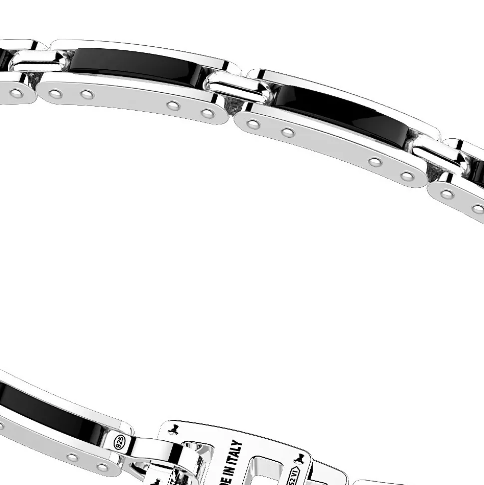 Bracciale Zancan in argento e ceramica.
