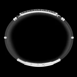 Bracciale Zancan in argento, corda kevlar e pietre nere.