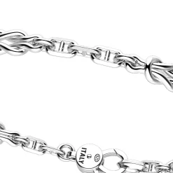 Bracciale Zancan in argento con nodi nautici.