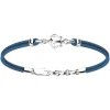 Bracciale Zancan in kevlar con ancora in argento.