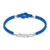 Bracciale Zancan in kevlar con nodo nautico.