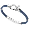 Bracciale Zancan in kevlare con grillo nautico in argento.