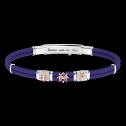 Bracciale Zancan in kevlar con elementi nautici.