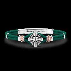Bracciale Zancan in kevlar con rosa dei venti.