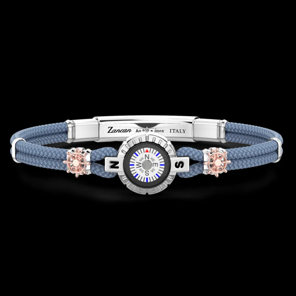 Bracciale Zancan in kevlar con bussola.