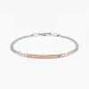 Bracciale  Zancan in oro bianco con diamanti.