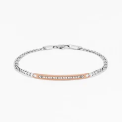 Bracciale  Zancan in oro bianco con diamanti.
