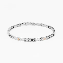 Bracciale  Zancan in oro bianco con diamanti.