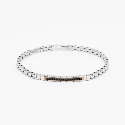 Bracciale  Zancan in oro bianco con diamanti.