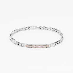 Bracciale  Zancan in oro bianco con diamanti.