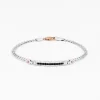 Bracciale  Zancan in oro bianco con diamanti.